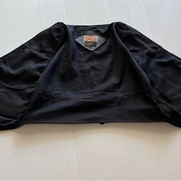 Preowned 1990s Exclusive PapaGraff Clothing Co Leather Vest Western Style. - Picture 10 of 12